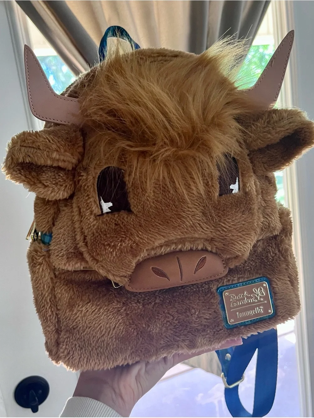 Loungefly Busch Gardens Highland Cow Mini Backpack